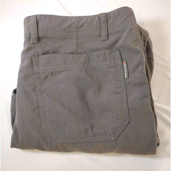 Royal Robbins Pants Men 36X32 Gray Cargo Chino Hiking Outdoor Nylon Zip Pocket - Picture 5 of 9
